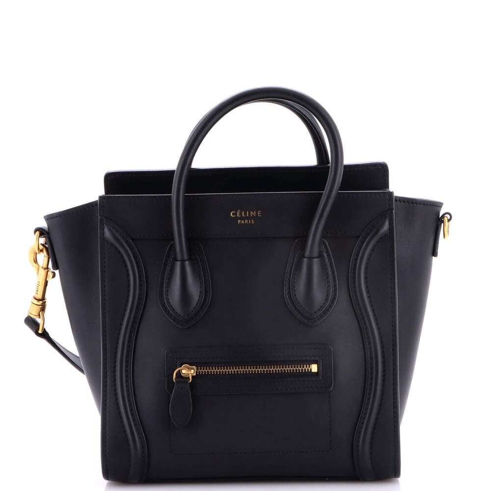 Celine Nano Luggage Bag Smooth Leather